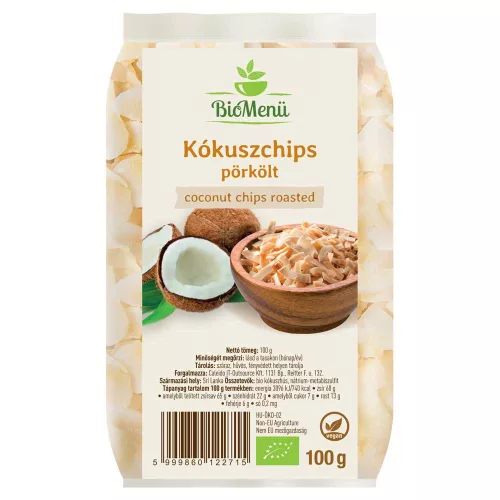 BioMenü BIO KÓKUSZCHIPS pörkölt 100 g