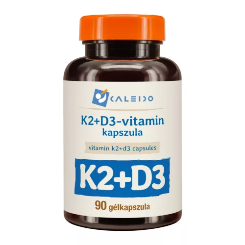Caleido K2 + D3-VITAMIN gélkapszula 90 db