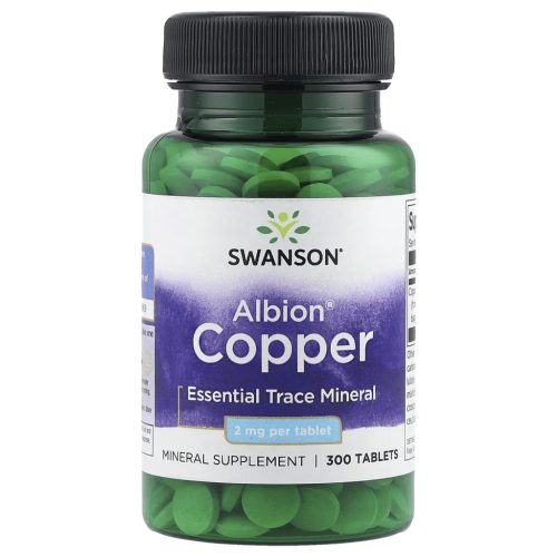 Swanson Albion Copper (Réz-biszglicinát) 2mg 300 ct