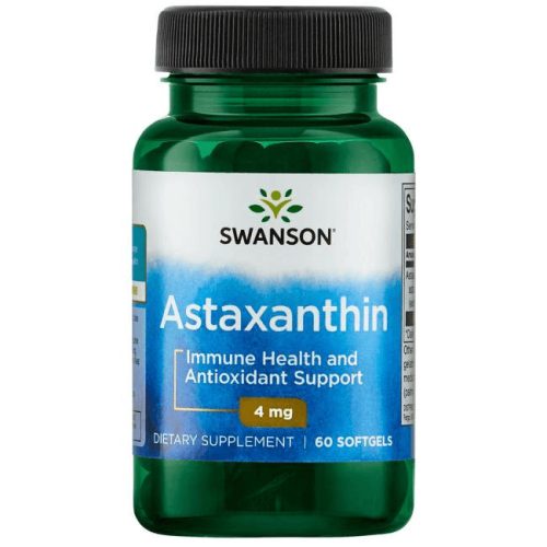 Swanson Astaxanthin 4mg 60 lágyzselatin ct