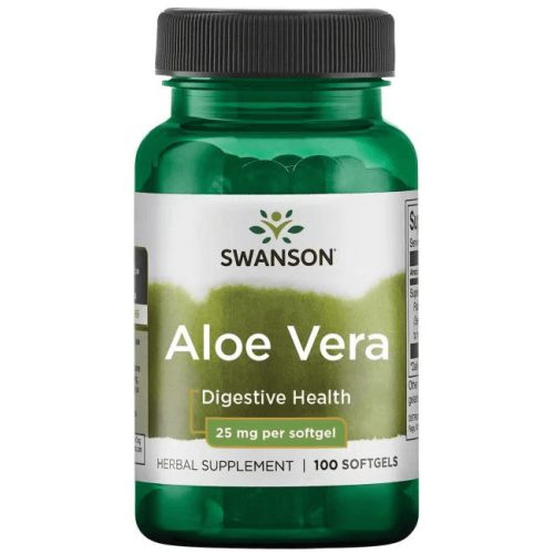 Swanson Aloe Vera 25mg 100 ct