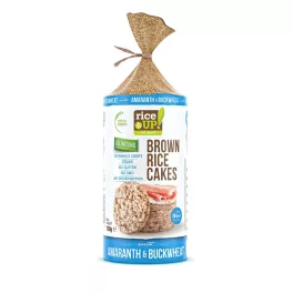   Rice Up Szelet amaránt & hajdina 120g puffasztott teljes kiőrlésű barna rizs
