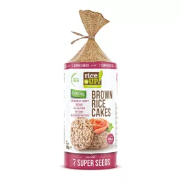   Rice Up Szelet 7 féle szupermaggal 120g puffasztott teljes kiőrlésű barna rizs