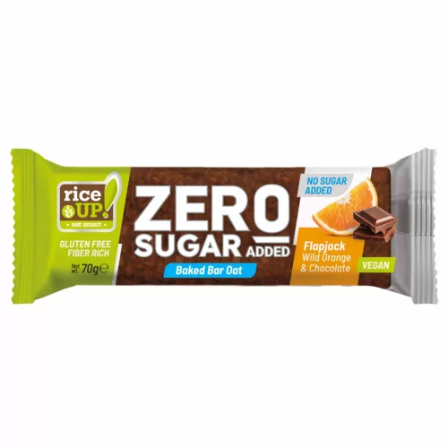 Rice Up Zero Zabszelet narancshéjjal 70g étcsokival, hozzáadott cukor nélkül
