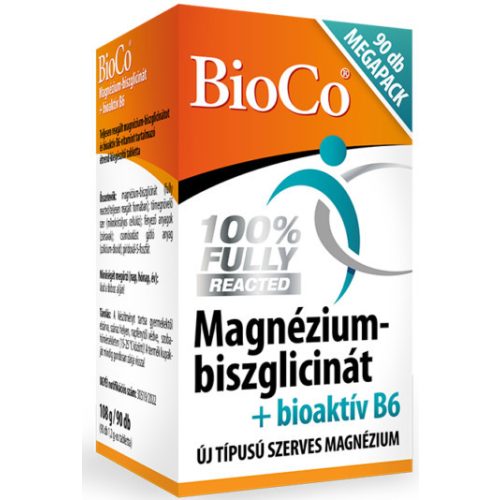 BioCo Magnézium-biszglicinát + B6 vitamin 90db ct