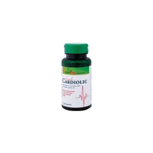 Vitaking Cardiolic (60) lágyct Halolaj + Q10 + L-karnitin + Fokhagyma