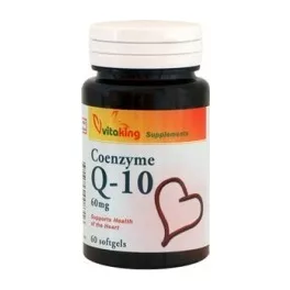 Vitaking Q-10 Coenzym 60mg (60) lágykapszula