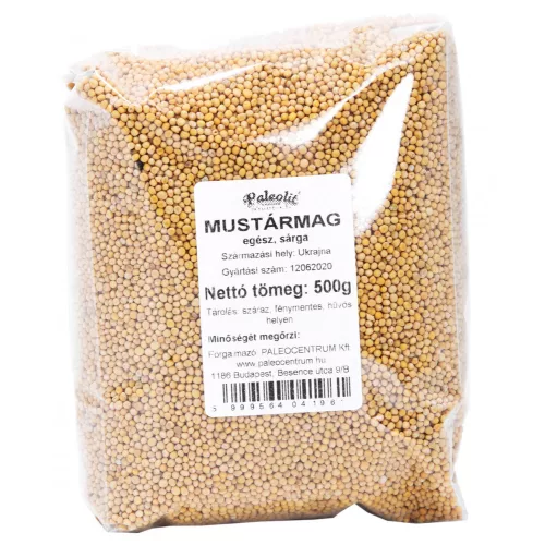 Paleolit Mustármag egész sárga 500g White mustard - Sinapis Alba