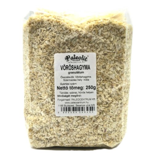 Paleolit Vöröshagyma granulátum 250g Onion minced 1-3mm