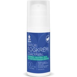   WTN Natúr fogkrém zsályával 100ml Fluori d, Glutén, SLS, és tartósítószer-MENTES