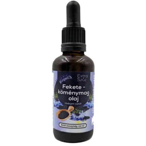 Bagoila Feketeköménymag olaj 100% 50ml hidegen sajtolt Nigella, pipettával