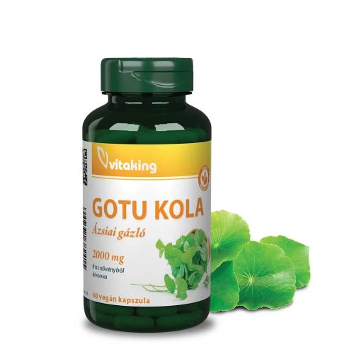 Vitaking Gotu Kola kivonat 2000mg (60) vegán ct (Ázsiai gázló)