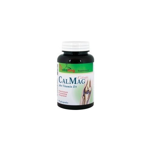 Vitaking CalMag Citrate + D-400 vitamin (90) lágyct