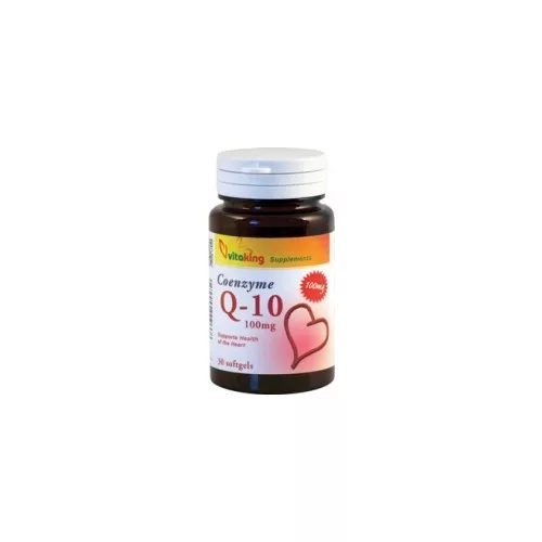 Vitaking CoQ10 Coenzym 100mg (30) lágykapszula