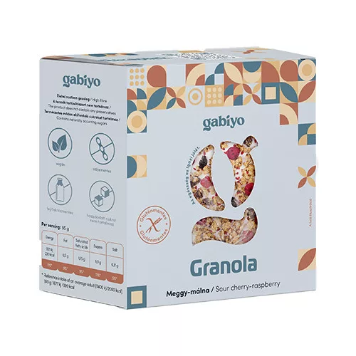 Gabiyo Granola Meggy-málna 275g