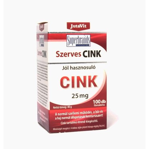 JutaVit Szerves Cink 100x25mg filmct