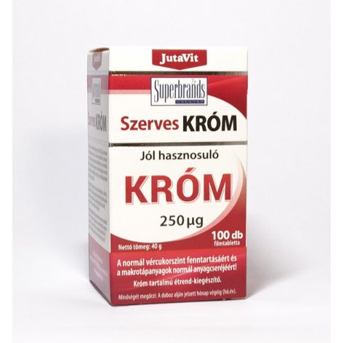 JutaVit Szerves Króm 100x250µg filmct
