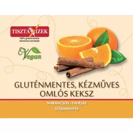   Narancsos-fahéjas omlós keksz 150g Tiszta Ízek gluténmentes, kézműves