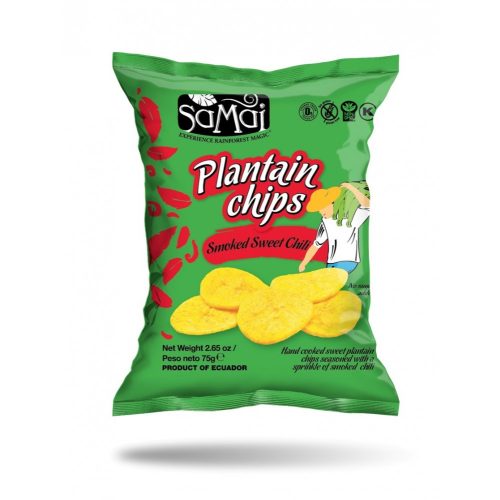 SAMAI Plantain chips édes chilli 75g főzőbanán Smoked Sweet Chili