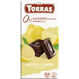 Torras Citromos étcsokoládé maltitollal 75g