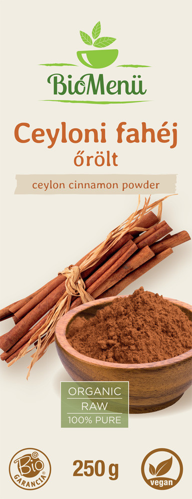 BioMenü BIO CEYLONI FAHÉJ őrölt 250 g
