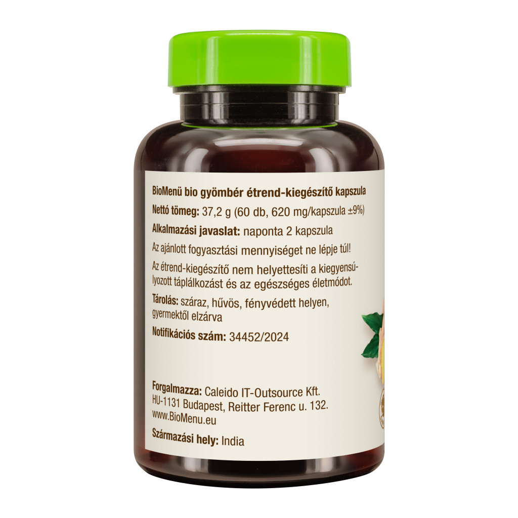 BioMenü BIO GYÖMBÉR kapszula 60 db