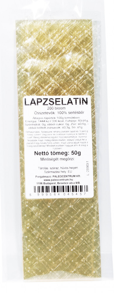 Paleolit Lapzselatin 50g Paleolit Lapzselatin 50g