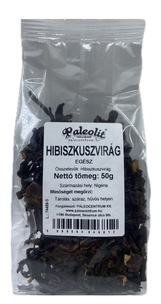 Paleolit Hibiszkuszvirág egész 50g Hibiscus whole